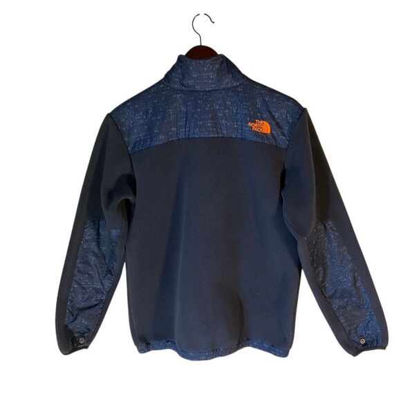 North Face Blue and Orange Full Zip Fleece Jacket, Medium. Gorpcore - Picture 2 of 13